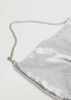Mango Chain Mail Bag Silver -Mango Bags Sales Store unnamed file 1011