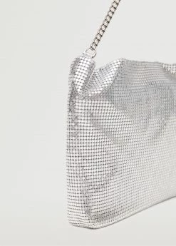 Mango Chain Mail Bag Silver -Mango Bags Sales Store unnamed file 1012
