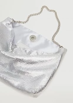 Mango Chain Mail Bag Silver -Mango Bags Sales Store unnamed file 1013