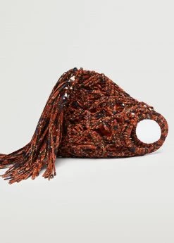 Mango Fringed Handbag Russet 8 Mango Fringed Handbag Russet -Mango Bags Sales Store unnamed file 102