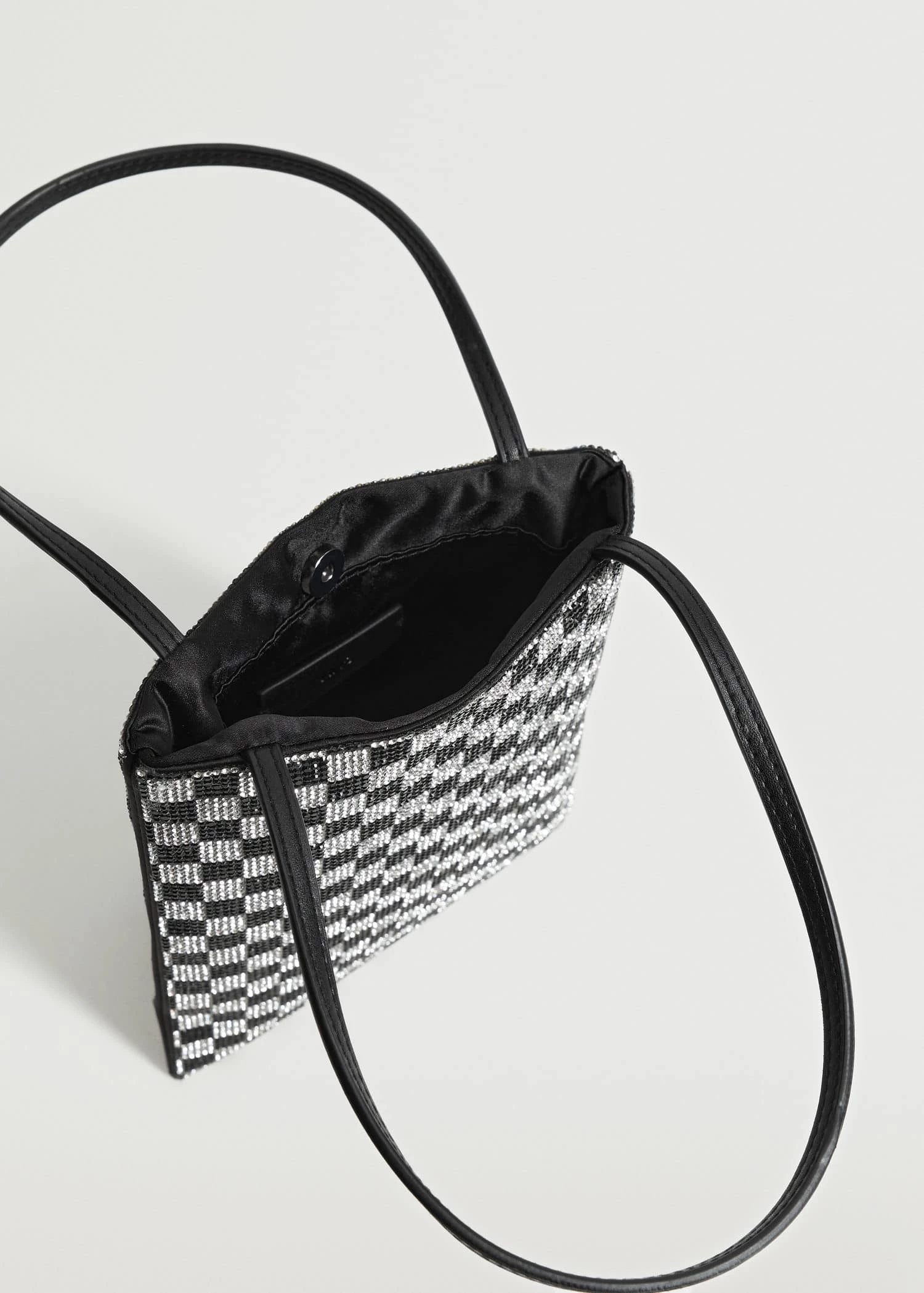 Mango Mini Sparkling Bag Black 6 Mango Mini Sparkling Bag Black - Image 6