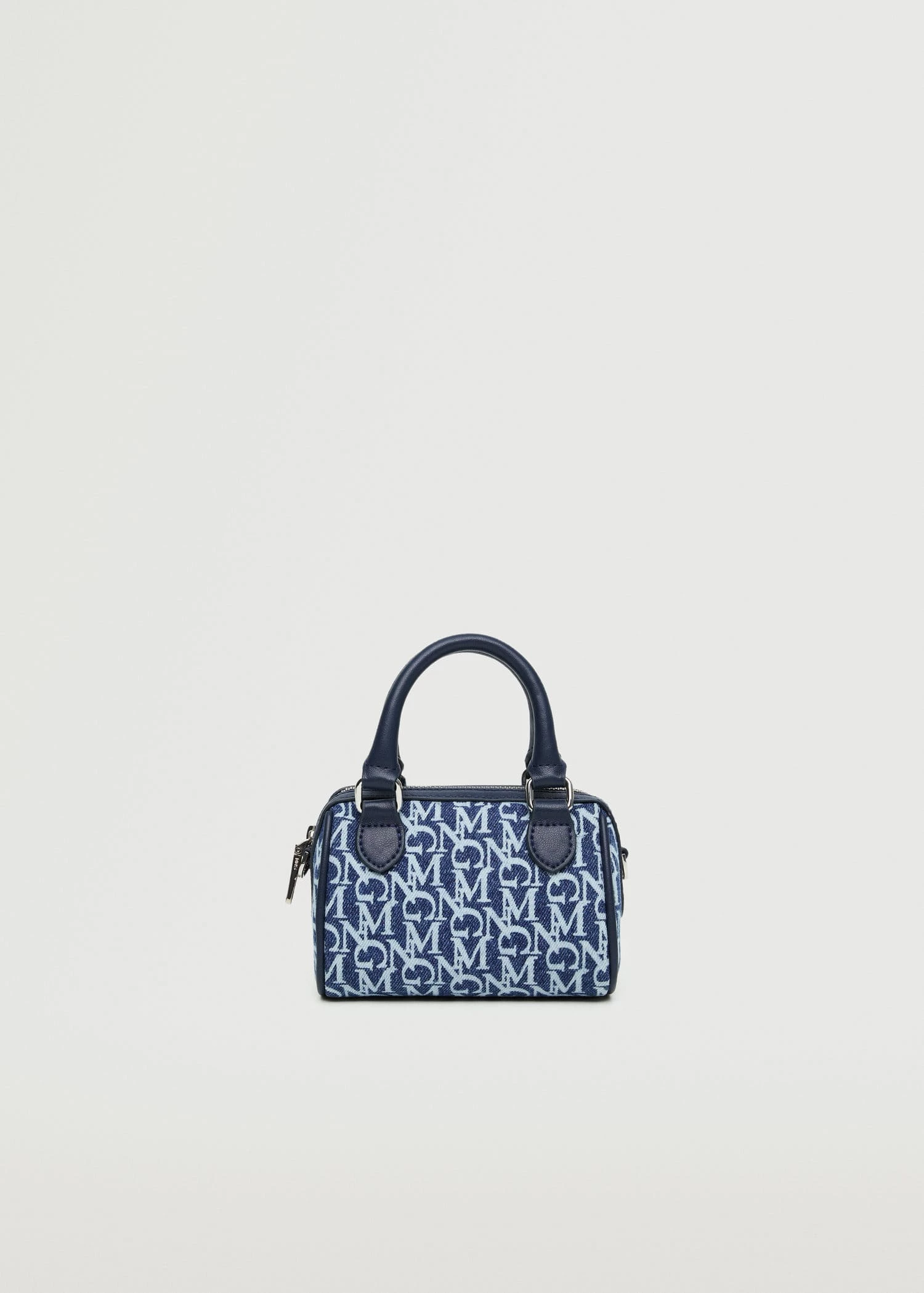 Mango Bag With Mini Logo Blue 1 Mango Bag With Mini Logo Blue