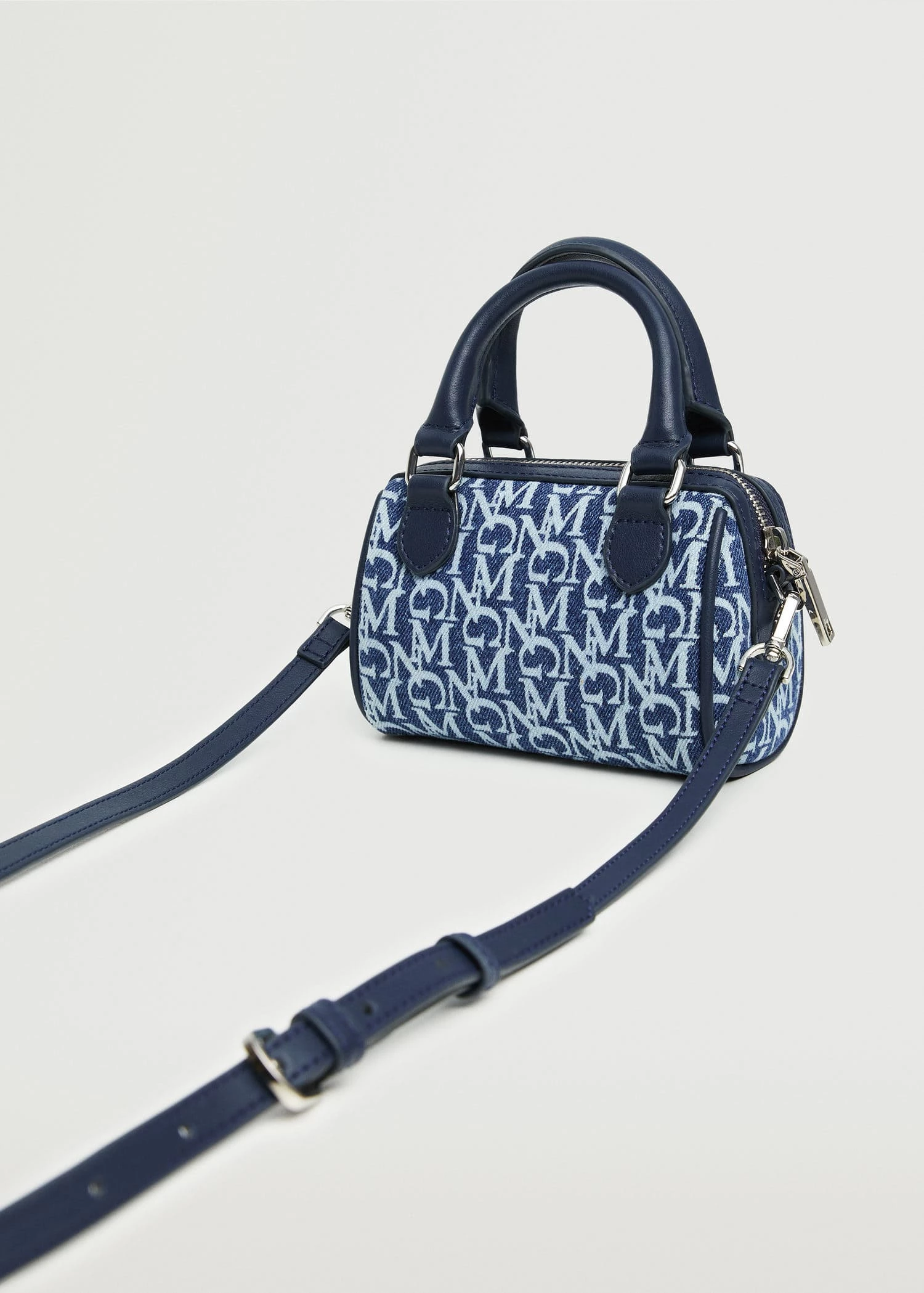 Mango Bag With Mini Logo Blue 5 Mango Bag With Mini Logo Blue - Image 5