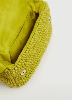 Mango Beaded Baguette Bag Green -Mango Bags Sales Store unnamed file 1058