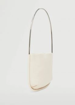 Mango Baguette Bag With Metallic Strap White -Mango Bags Sales Store unnamed file 1069