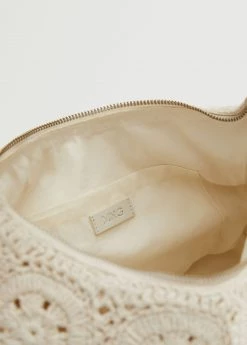 Mango Crochet Handle Bag Ecru -Mango Bags Sales Store unnamed file 108