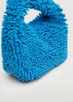 Mango Textured Handbag Blue -Mango Bags Sales Store unnamed file 1088