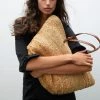 Mango Jute Basket Bag Beige