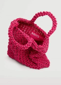 Mango Mini Shopper Bag Fuchsia -Mango Bags Sales Store unnamed file 1102