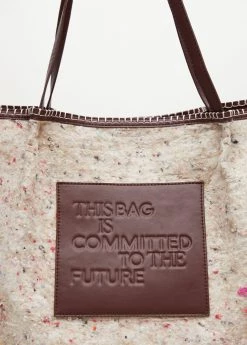 Mango Recycled Fabric Shopper Bag Beige -Mango Bags Sales Store unnamed file 1108