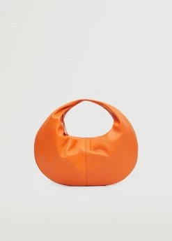 Mango Leather Handbag Black -Mango Bags Sales Store unnamed file 1122