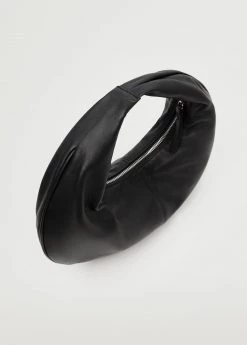 Mango Leather Handbag Black -Mango Bags Sales Store unnamed file 1126