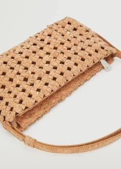 Mango Handmade Braided Baguette Bag Medium Brown -Mango Bags Sales Store unnamed file 1131