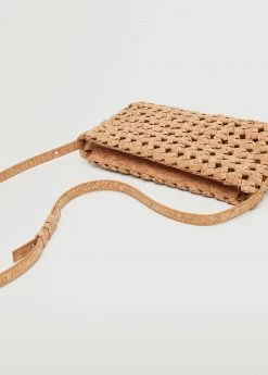 Mango Handmade Braided Baguette Bag Medium Brown -Mango Bags Sales Store unnamed file 1132