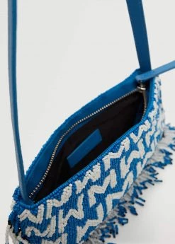 Mango Beaded Baguette Bag Blue -Mango Bags Sales Store unnamed file 1137