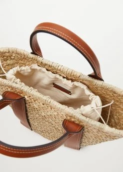 Mango Double Strap Basket Bag Leather -Mango Bags Sales Store unnamed file 118