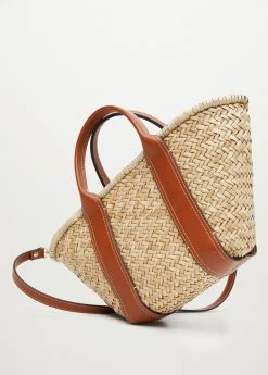 Mango Double Strap Basket Bag Leather -Mango Bags Sales Store unnamed file 119