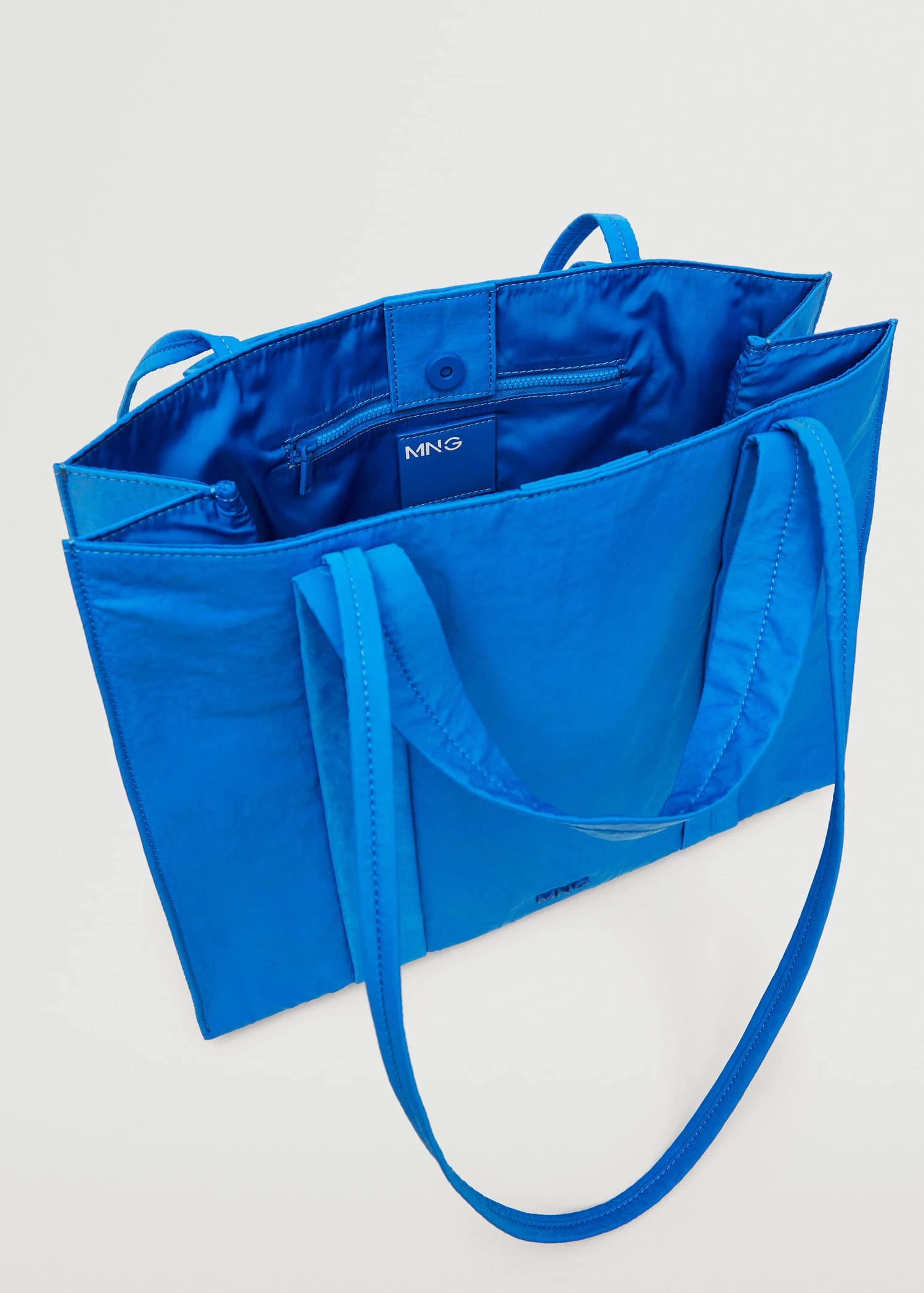 Mango Logo Shopper Bag Black 4 Mango Logo Shopper Bag Black - Image 4