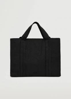 Mango Logo Shopper Bag Black 19 Mango Logo Shopper Bag Black -Mango Bags Sales Store unnamed file 1194