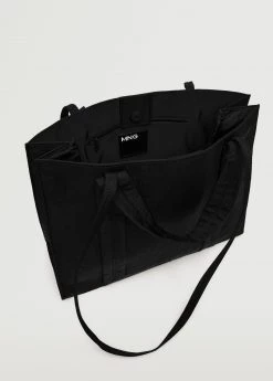 Mango Logo Shopper Bag Black 21 Mango Logo Shopper Bag Black -Mango Bags Sales Store unnamed file 1196
