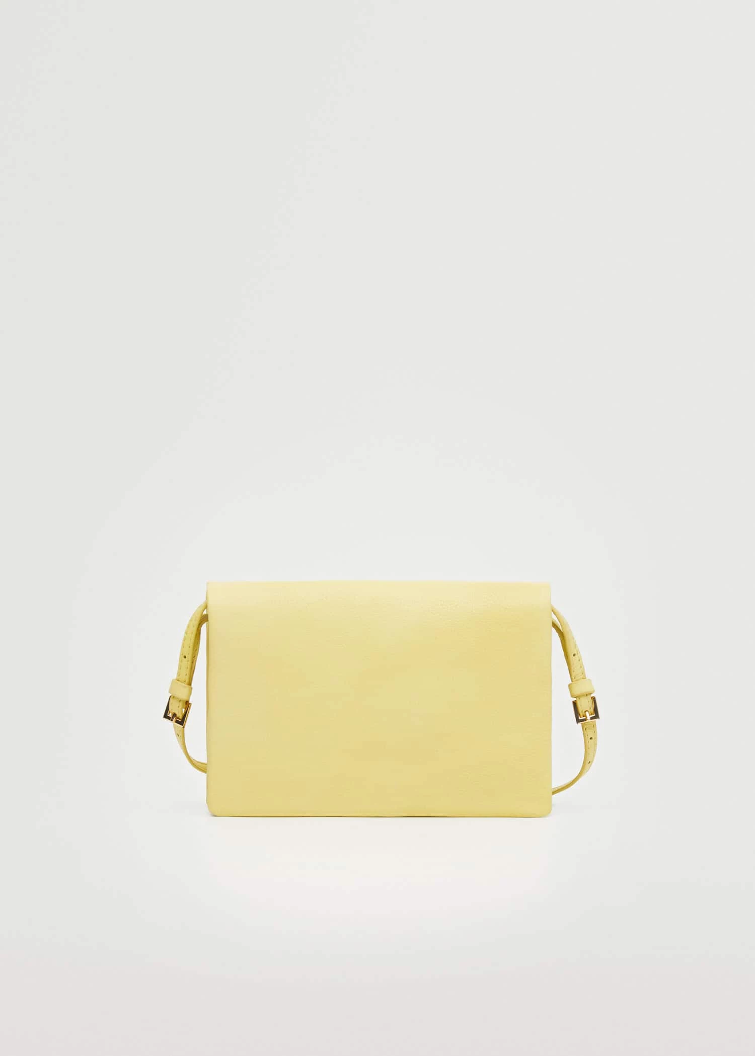 Mango Leather Cross Body Bag Lime 13 Mango Leather Cross Body Bag Lime - Image 13