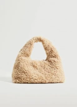 Mango Textured Faux-shearling Bag Blue -Mango Bags Sales Store unnamed file 1207