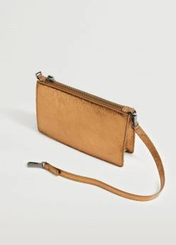 Mango Glossy Baguette Bag Dark Silver -Mango Bags Sales Store unnamed file 1233