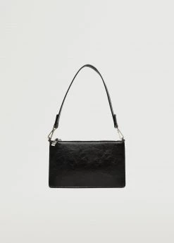 Mango Glossy Baguette Bag Dark Silver -Mango Bags Sales Store unnamed file 1234