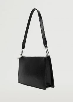 Mango Glossy Baguette Bag Dark Silver -Mango Bags Sales Store unnamed file 1235