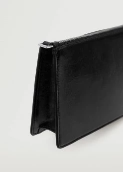 Mango Glossy Baguette Bag Dark Silver -Mango Bags Sales Store unnamed file 1236