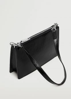 Mango Glossy Baguette Bag Dark Silver -Mango Bags Sales Store unnamed file 1237