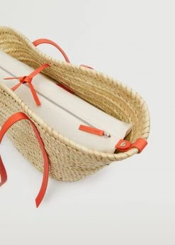 Mango Raffia Tote Bag Chocolate -Mango Bags Sales Store unnamed file 124