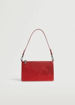 Mango Glossy Baguette Bag Dark Silver -Mango Bags Sales Store unnamed file 1243