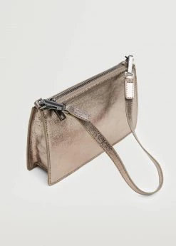 Mango Glossy Baguette Bag Dark Silver -Mango Bags Sales Store unnamed file 1249