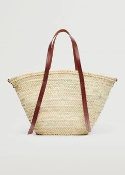 Mango Raffia Tote Bag Chocolate -Mango Bags Sales Store unnamed file 127