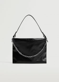 Mango Bag With Short Chain Handle Coral Red