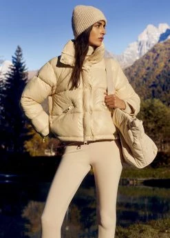 Mango Quilted Shopper Bag Ice Grey