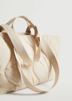 Mango Quilted Shopper Bag Ice Grey -Mango Bags Sales Store unnamed file 1292