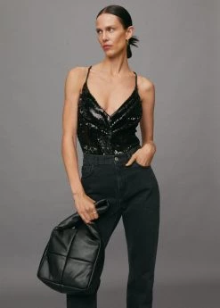 Mango Quilted Square Bag Black -Mango Bags Sales Store unnamed file 1299