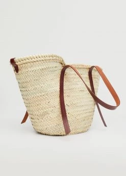 Mango Raffia Tote Bag Chocolate -Mango Bags Sales Store unnamed file 130