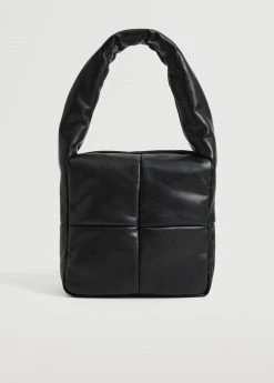 Mango Quilted Square Bag Black -Mango Bags Sales Store unnamed file 1300