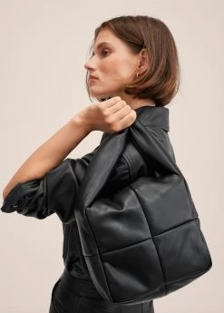 Mango Quilted Square Bag Black -Mango Bags Sales Store unnamed file 1302