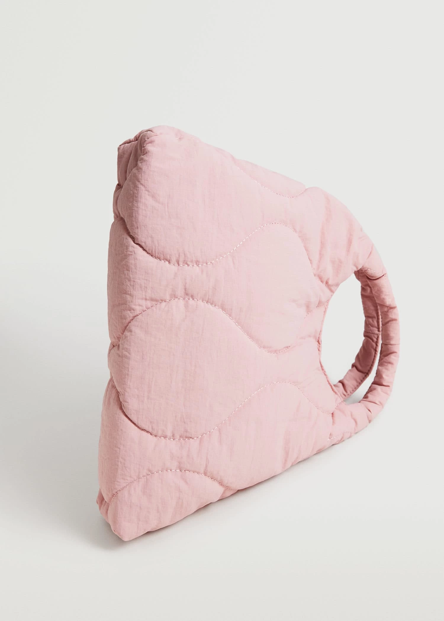 Mango Quilted Handbag Green 10 Mango Quilted Handbag Green - Image 10