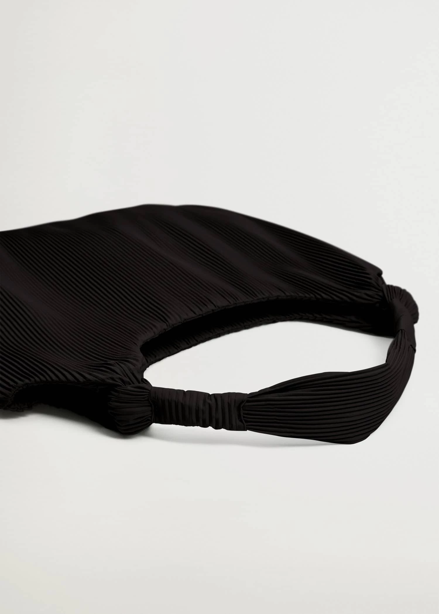 Mango Pleated Bucket Bag Beige 11 Mango Pleated Bucket Bag Beige - Image 11