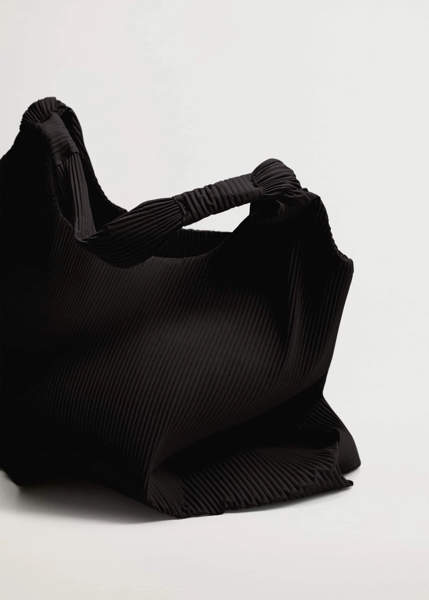 Mango Pleated Bucket Bag Beige 12 Mango Pleated Bucket Bag Beige - Image 12