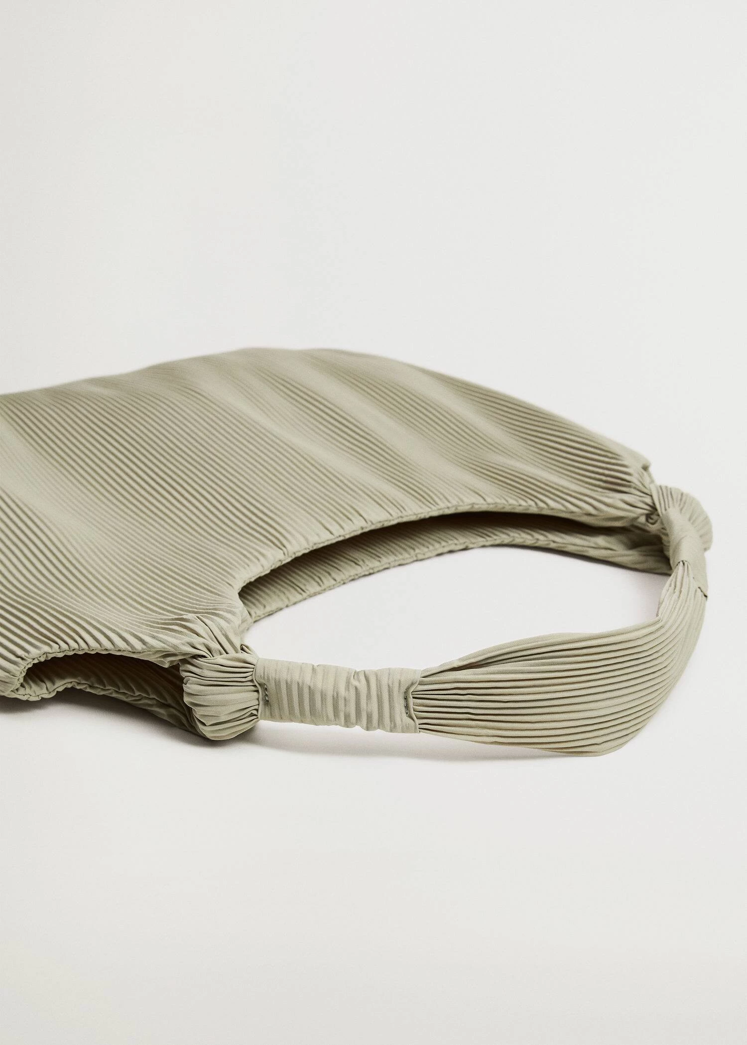 Mango Pleated Bucket Bag Beige 18 Mango Pleated Bucket Bag Beige - Image 18