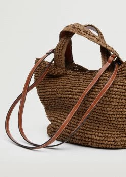 Mango Braided Shopper Bag Chocolate 8 Mango Braided Shopper Bag Chocolate -Mango Bags Sales Store unnamed file 136