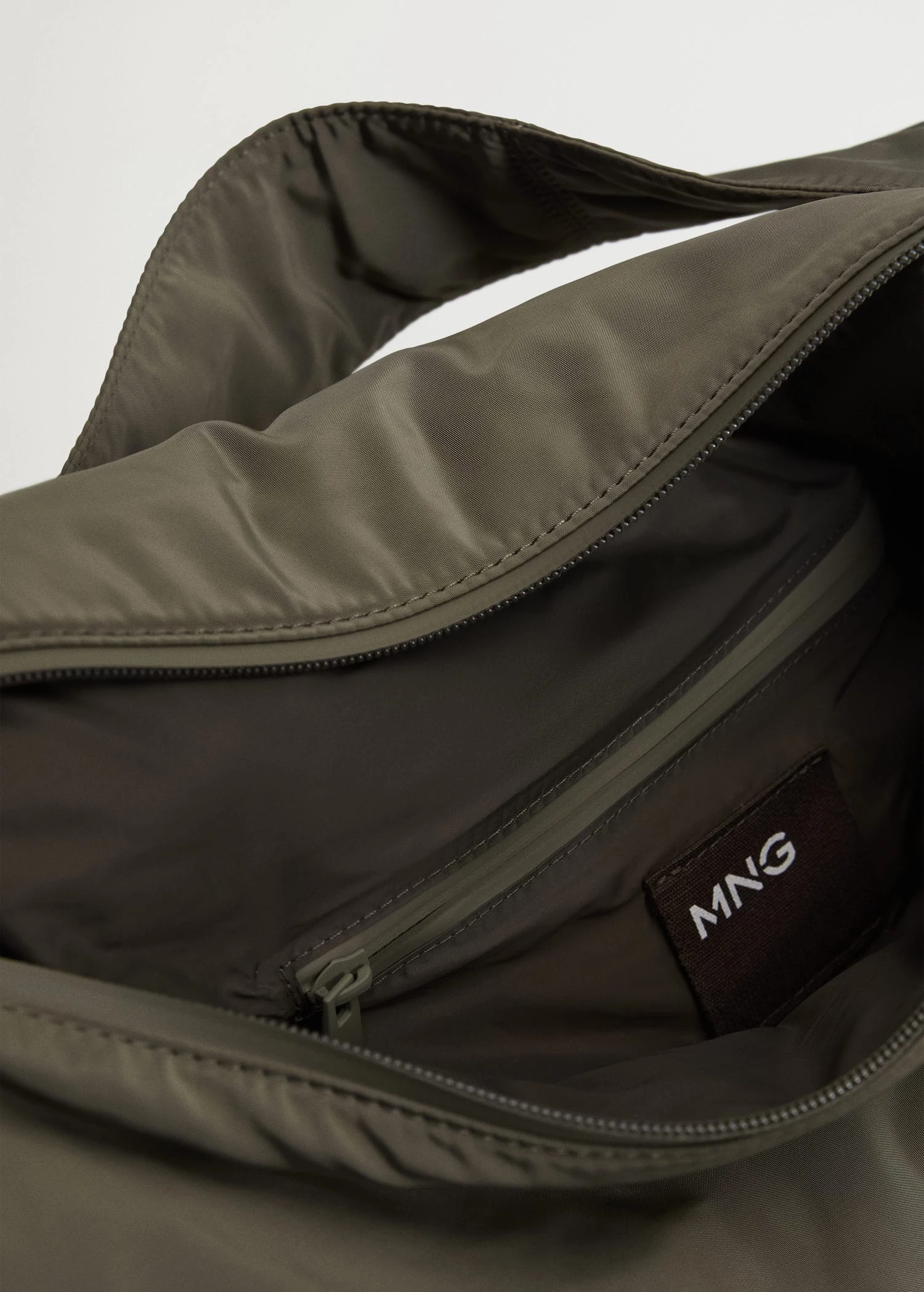 Mango Quilted Cross-body Bag Khaki 9 Mango Quilted Cross-body Bag Khaki - Image 9