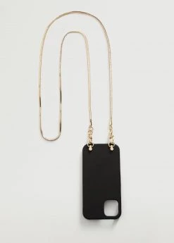Mango Chain Mobile Case Black