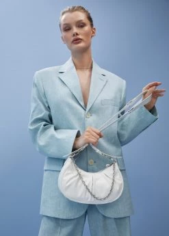 Mango Chain Cross Body Bag Orange